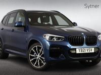 Used BMW X3 M Sport 190 HP (139 kW) 2021 Blue SUV