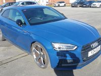 Used Audi A5 Black Edition 150 HP (110 kW) 2019 Blue Coupe