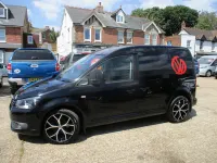 Used VW Caddy Black Edition 102 HP (75 kW) 2015 Black MPV