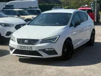 Used Seat Leon Black Edition 2019 White Hatchback