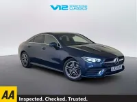 Used Mercedes CLA250 AMG line 224 HP (164 kW) 2022 Blue Coupe