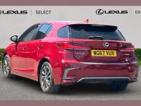 Used Lexus CT200h 134 HP (98 kW) 2018 Red Hatchback