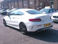 Used Mercedes C220 AMG line 2017 White Coupe