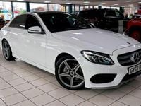 Used Mercedes C220 AMG Line Premium Plus 2017 Polar white Sedan