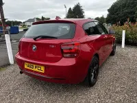 Used BMW 116 Sport Line 136 HP (100 kW) 2014 Red Hatchback