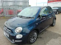 Used Fiat 500 Lounge 69 HP (50 kW) 2016 Blue Hatchback