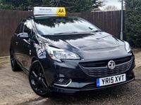Used Vauxhall Corsa Edition 70 HP (51 kW) 2015 Black Hatchback