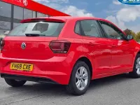 Used VW Polo SE 65 HP (47 kW) 2019 Red Hatchback