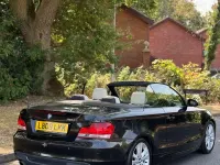 Used BMW 118 Cabriolet M Sport 2009 Black Cabriolet