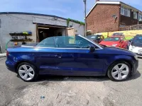 Used Audi A3 Cabriolet Sport 150 HP (110 kW) 2014 Blue Cabriolet