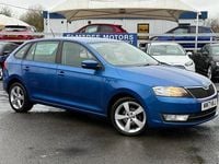 Used Skoda Rapid SE 90 HP (66 kW) 2017 Blue Hatchback