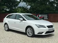 Used Seat Leon SE 105 HP (77 kW) 2016 White Estate