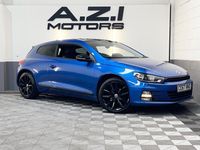 Begagnad VW Scirocco Black Edition 125 HK (91 kW) 2017 Blå Sportkupé
