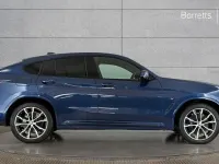 Used BMW X4 M Sport 190 HP (139 kW) 2021 Phytonic blue metallic paint SUV
