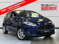 Usado Ford Fiesta Zetec 100 HP (73 kW) 2017 Azul Citadino