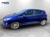 Used Ford Fiesta Zetec 100 HP (73 kW) 2017 Deep impact blue Hatchback