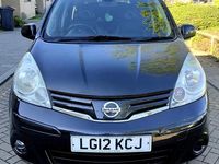 Begagnad Nissan Note N-TEC 110 HK (80 kW) 2012 Svart Halvkombi