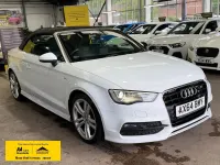 Used Audi A3 Cabriolet S-Line 184 HP (135 kW) 2015 White Cabriolet