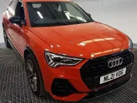 Used Audi Q3 Black Edition 150 HP (110 kW) 2021 Orange SUV