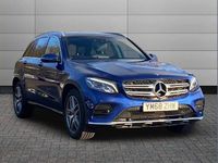 Used Mercedes GLC220 AMG Line Premium 168 HP (123 kW) 2018 Blue SUV