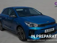 Used Kia Rio GT-Line S 118 HP (86 kW) 2021 Blue Hatchback