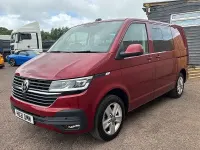 Used VW Transporter Highline 204 HP (150 kW) 2021 Red Van