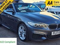 Used BMW 218 M Sport 2017 Grey Cabriolet