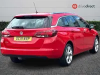 Used Vauxhall Astra SRi 150 HP (110 kW) 2019 Red Estate