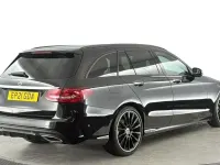 Used Mercedes C200 AMG line 184 HP (135 kW) 2020 Black Estate