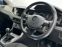 Used VW Polo Match 95 HP (69 kW) 2021 Blue Hatchback