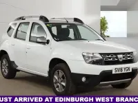 Used Dacia Duster Lauréate 110 HP (80 kW) 2016 White SUV