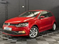 Used VW Polo SE 90 HP (66 kW) 2015 Red Hatchback