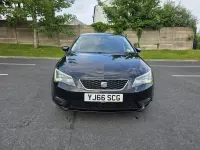 Used Seat Leon SE Dynamic 150 HP (110 kW) 2017 Black Hatchback
