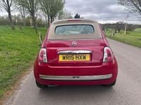 Used Fiat 500 69 HP (50 kW) 2015 Red Cabriolet