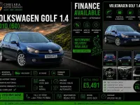 Used VW Golf VI SE 2010 Blue Hatchback