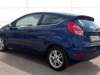 Used Ford Fiesta Zetec 82 HP (60 kW) 2017 Blue Hatchback