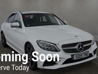 Used Mercedes C300 AMG line 245 HP (180 kW) 2019 White Sedan
