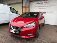 Used Nissan Micra Acenta Limited Edition 90 HP (66 kW) 2019 Red Hatchback