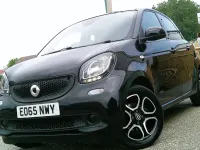 Used Smart ForFour Premium 71 HP (52 kW) 2015 Black Hatchback