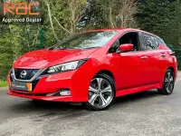 Used Nissan Leaf Tekna 110 kW (150 HP) 2021 Red Hatchback