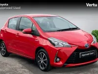 Used Toyota Yaris Hybrid 101 HP (74 kW) 2019 Red Hatchback