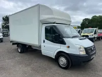 Used Ford Transit 125 HP (91 kW) 2013 White Cabriolet