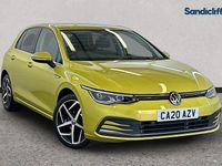 Used VW Golf VII 150 HP (110 kW) 2020 Yellow Hatchback