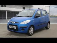 Used Hyundai i10 Classic 77 HP (56 kW) 2009 Blue Hatchback