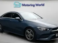 Used Mercedes CLA180 AMG line 136 HP (100 kW) 2022 Blue Coupe