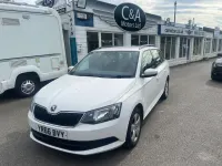 Used Skoda Fabia SE 110 HP (80 kW) 2016 White Estate