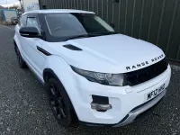 Used Land Rover Range Rover evoque Dynamic 150 HP (110 kW) 2012 White Coupe