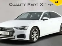 Used Audi A6 S-Line 204 HP (150 kW) 2023 White Sedan