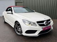 Used Mercedes E220 AMG line 2014 White Cabriolet