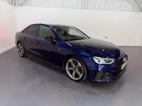 Used Audi A4 Black Edition 150 HP (110 kW) 2021 Blue Sedan
